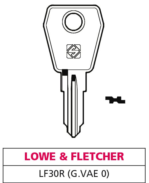 Chiave Asc LF30R (g. Vae 0) Lowe & Fletcher 20 Pezzi Silca - 2