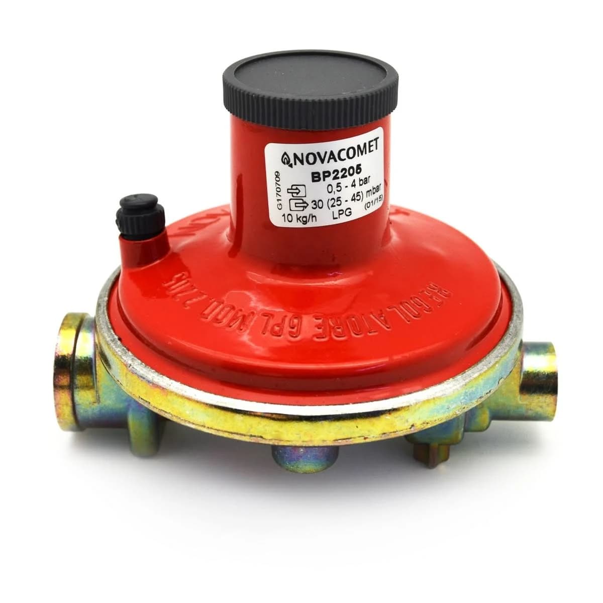 Regolatore Bassa Pressione Secondo Stadio Gas GPL 10 kg H Bp 2205.860 - 2