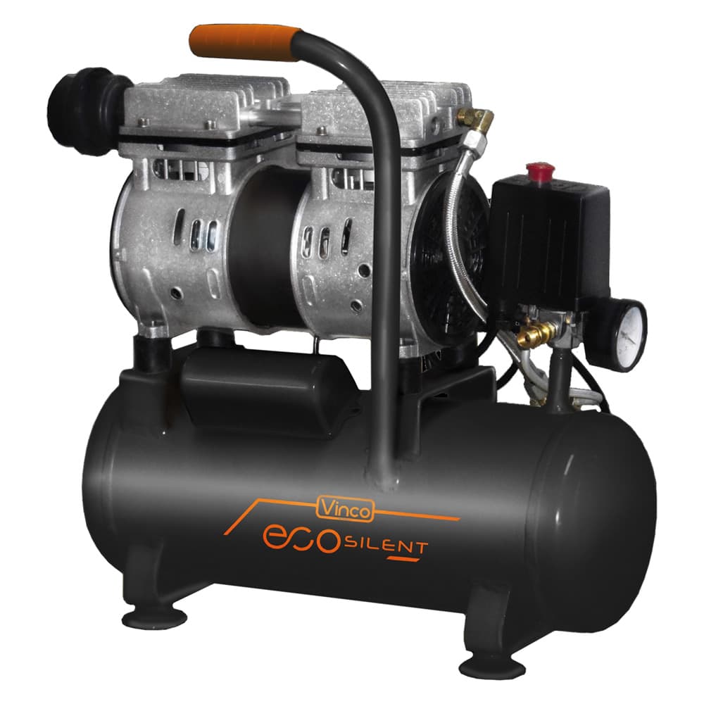 Compressore Silenziato Hp 0,7 Oil Free Vinco 6 lt - 2