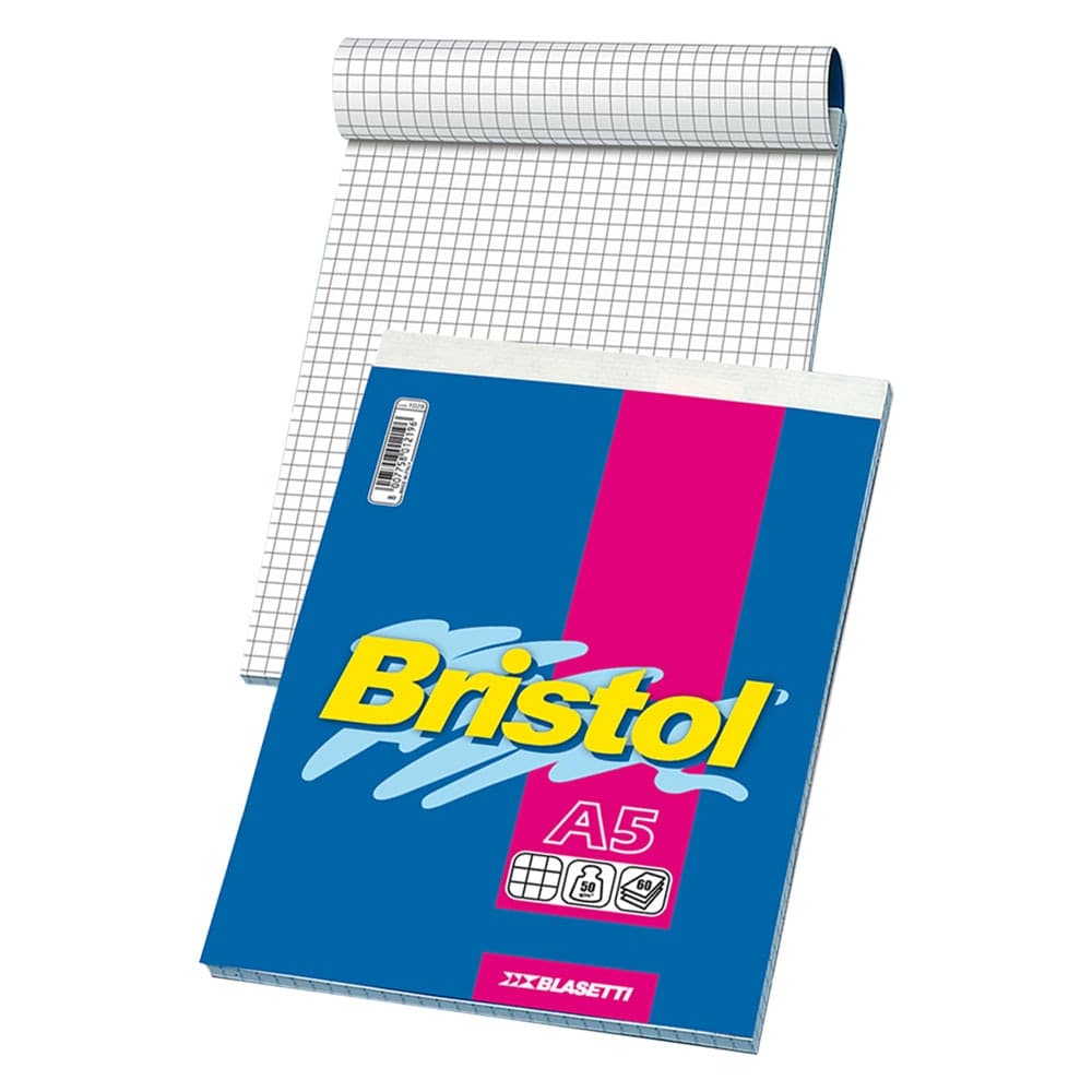 Blocco Note Formato A5 60 Fogli Blasetti Bristol