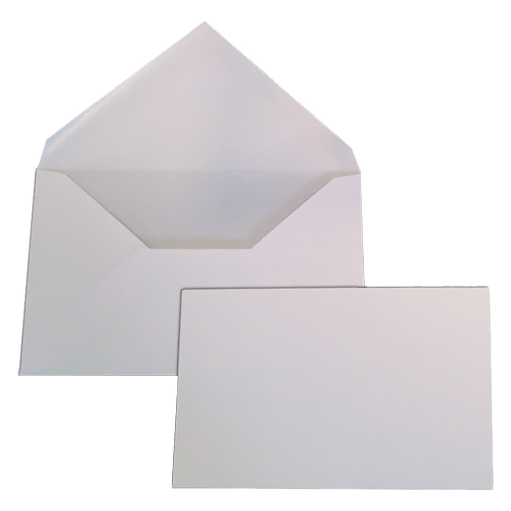 Busta con Biglietto Blasetti Bianca 100 Pezzi 75 x 112 mm - 2