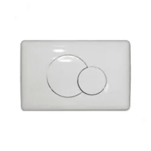 Placca di Scarico Doppio Tasto Bianca 5102810 Faismilani - 2