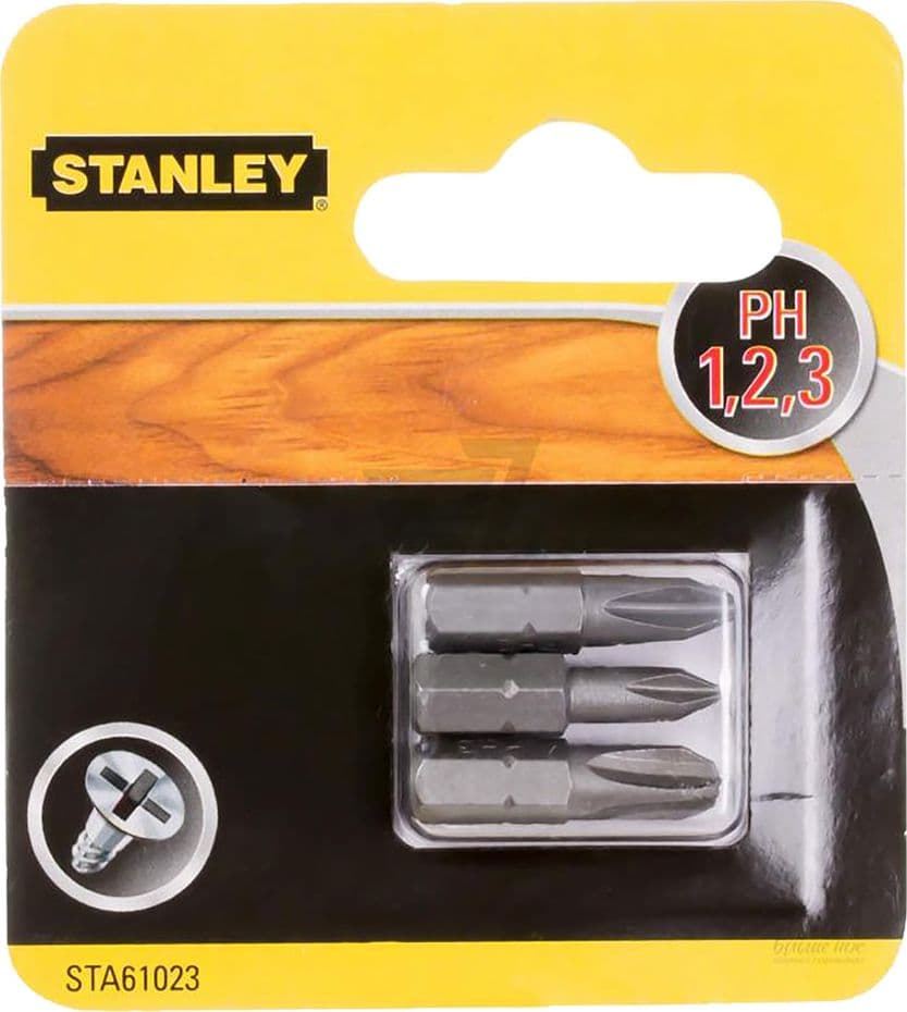 Inserti per Avvitatori Ph ( ) Ph1 2 25 Stanley 3 Pezzi 3 mm