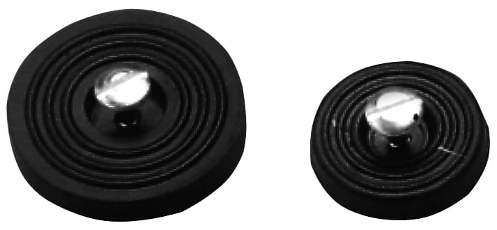 Sottosedie con Vite Colore Nero Ø Mm 30 4 Pezzi. 100.00 Confezioni - 2