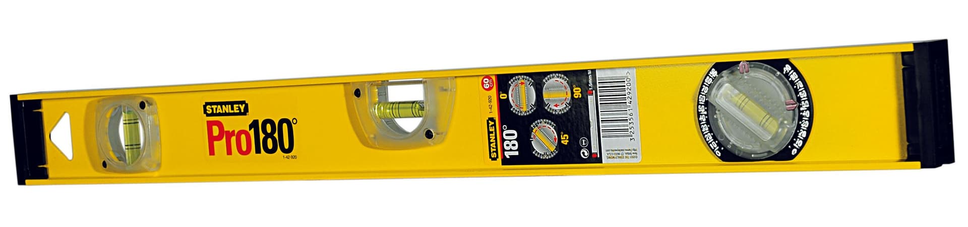 Livella a 3 Bolle Regolabile Cm 60 Stanley - 2