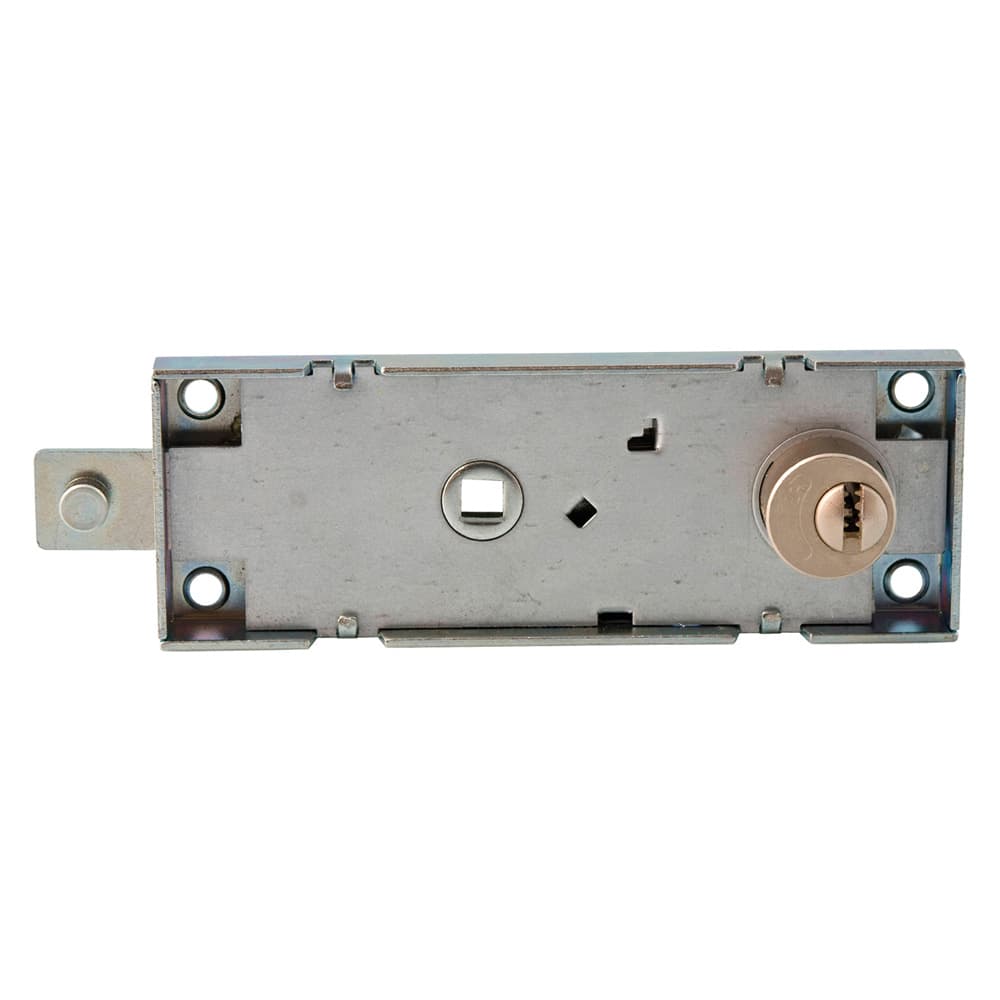 Serratura per Porta Basculante Art W551 Cilindro Tondo Profilo Europeo - 2