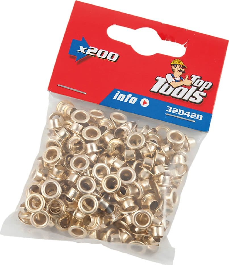 Rivetto ad Anello per Pinza Toptools 200 Pezzi