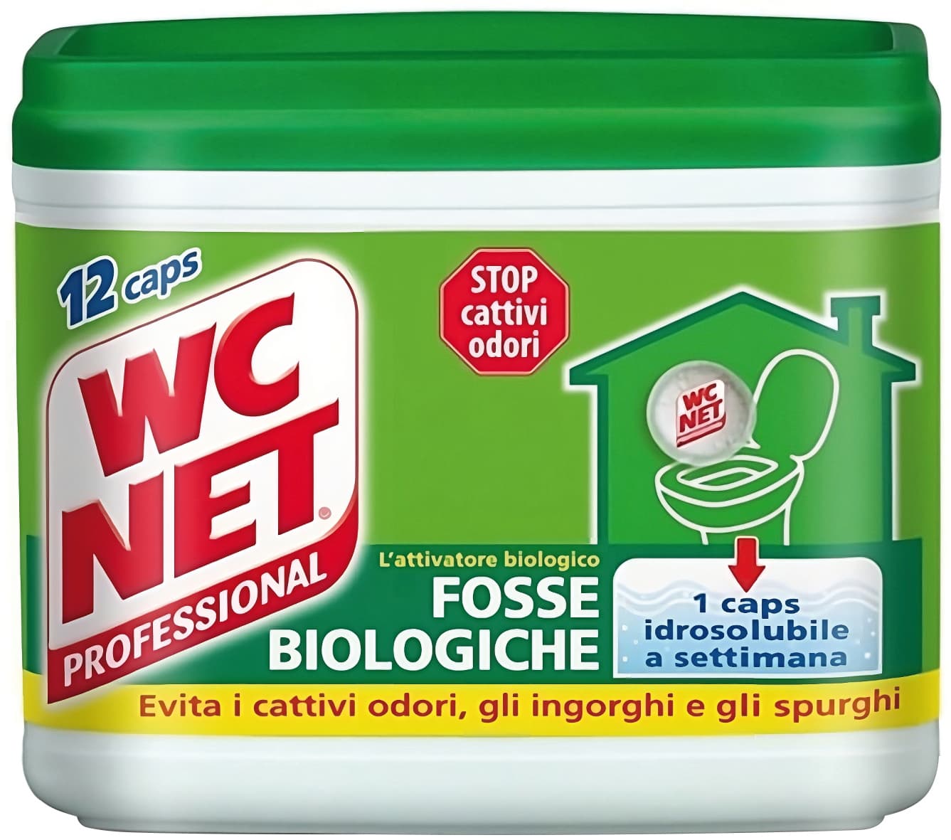WC Net Fosse Biologiche 12 Capsule - 2