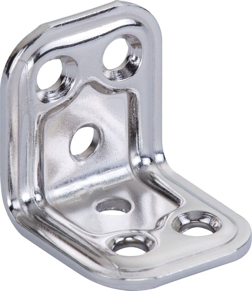 Giunzione ad Angolo Art 749in Aldeghi Luigi 25 Pezzi 30 X 30 X in Acciaio Inox 30 mm - 2