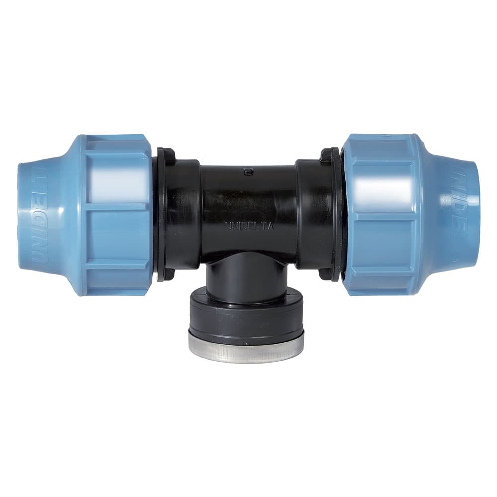 Ti a 90° Derivazione Femmina Ee ? 20 x ½ x 20 Unidelta 20 Pezzi - 2