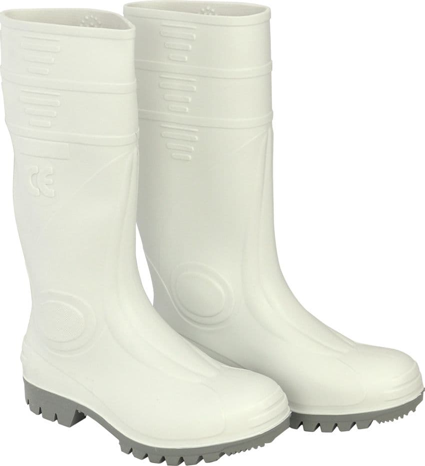 Stivali Antinfortunistica Ginocchio N 43 Colore Bianco Grigio in PVC - 2