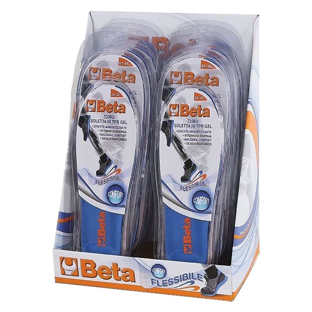 Espositore Solette per Calzature Mis. 36 40 (2 Cp) + 41 46 (8 Cp) Beta - 2
