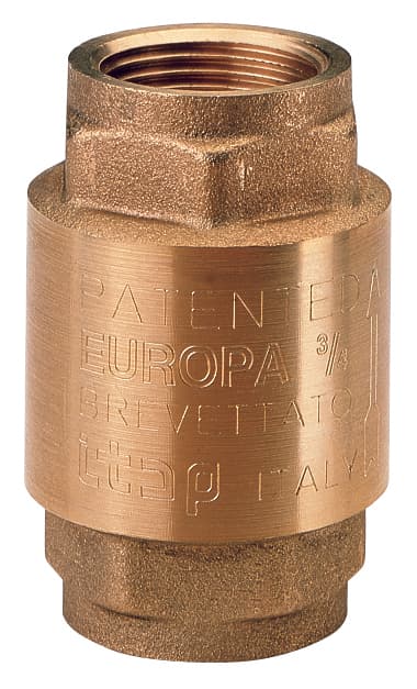 Valvola di Ritegno in Ottone Europa Art. 100 Misura 1.¼ 4 Pezzi Itap - 2
