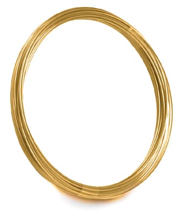 Filo di Ottone Cotto Ø Filo Mm 0 6 M 20 20 Pezzi - 2