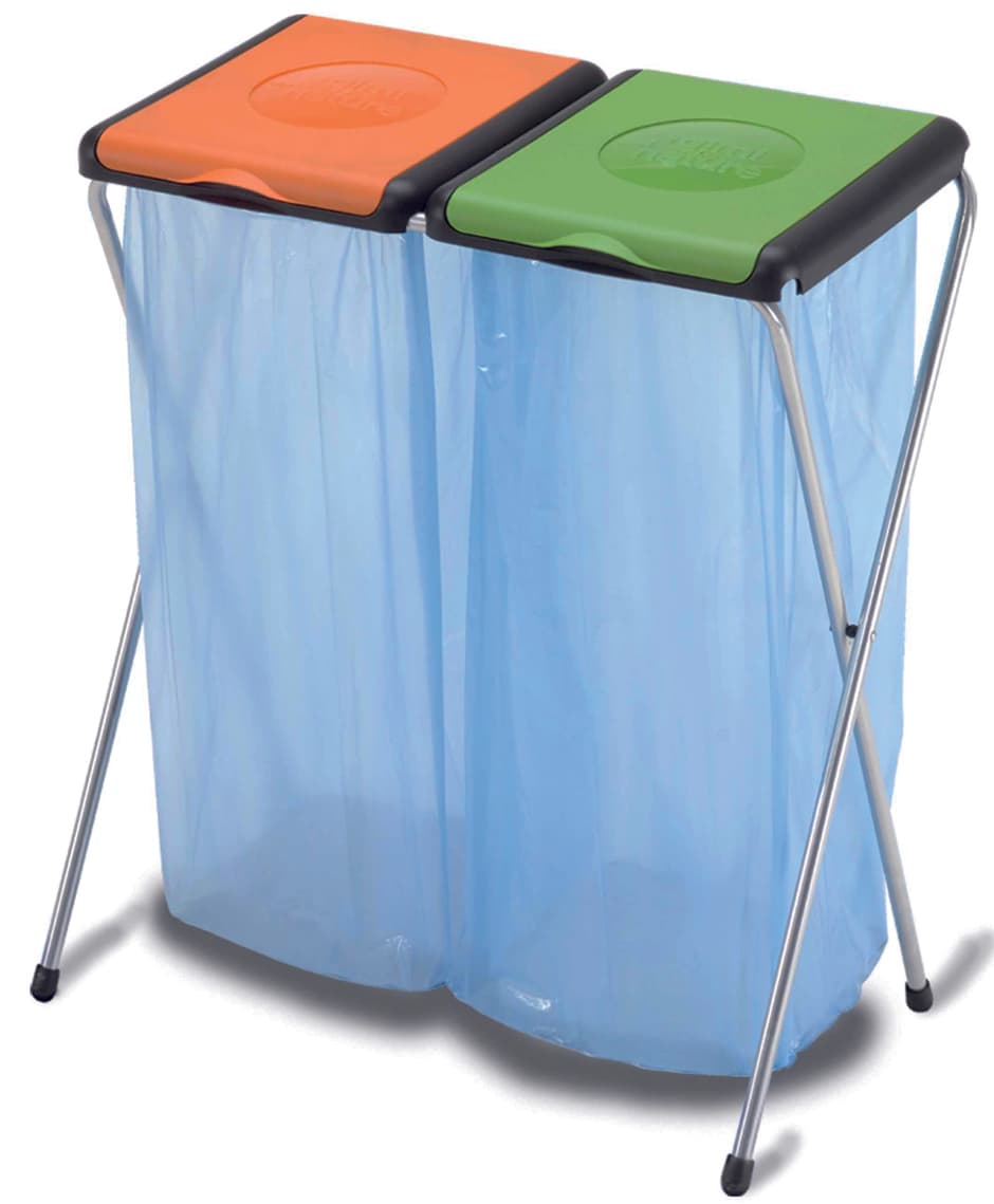 Portarifiuti Nature 2 Posti Cm 71 5 x 40X82 H Gimi - 2