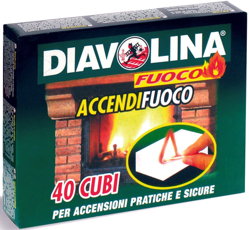 Accendifuoco 40 Cubetti 24 Pezzi Diavolina - 2