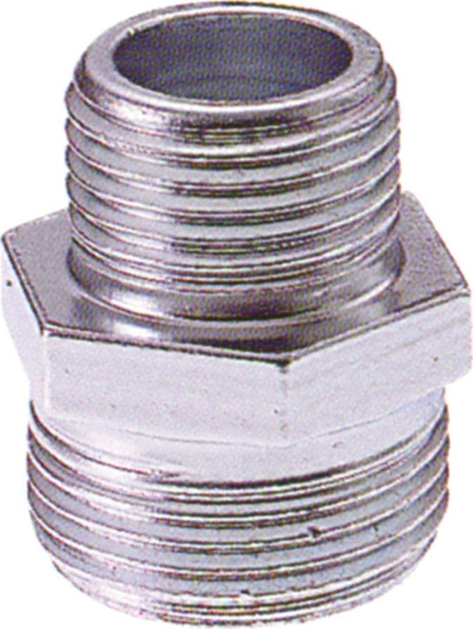 Vite Doppia Ridotta in Acciaio Zincato Figura 245 Misura 3/8x1/4 10 Pezzi - 2