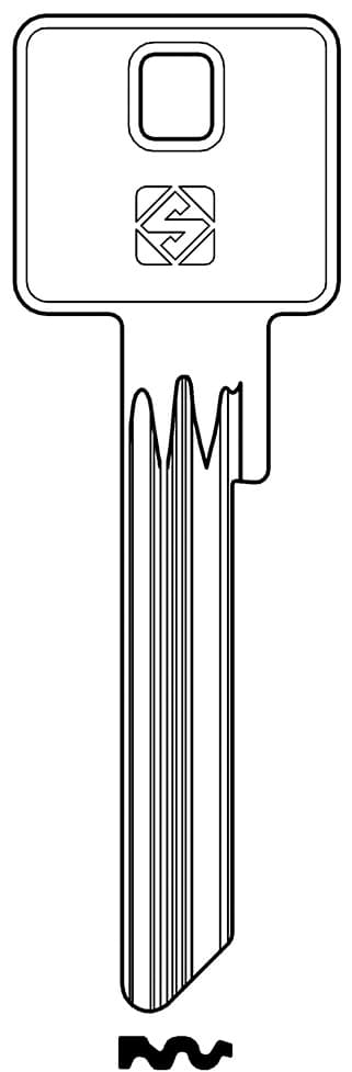 Chiave Ottone PT8 (g. Vad 1) Potent 20 Pezzi Silca - 2