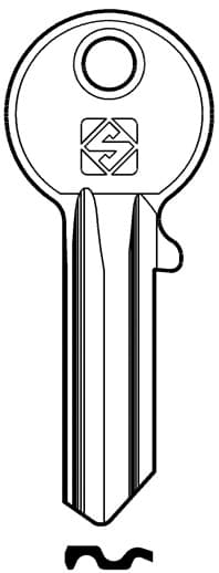 Chiave Ottone CS8 (g. Vac 0) Cisa 20 Pezzi Silca - 2