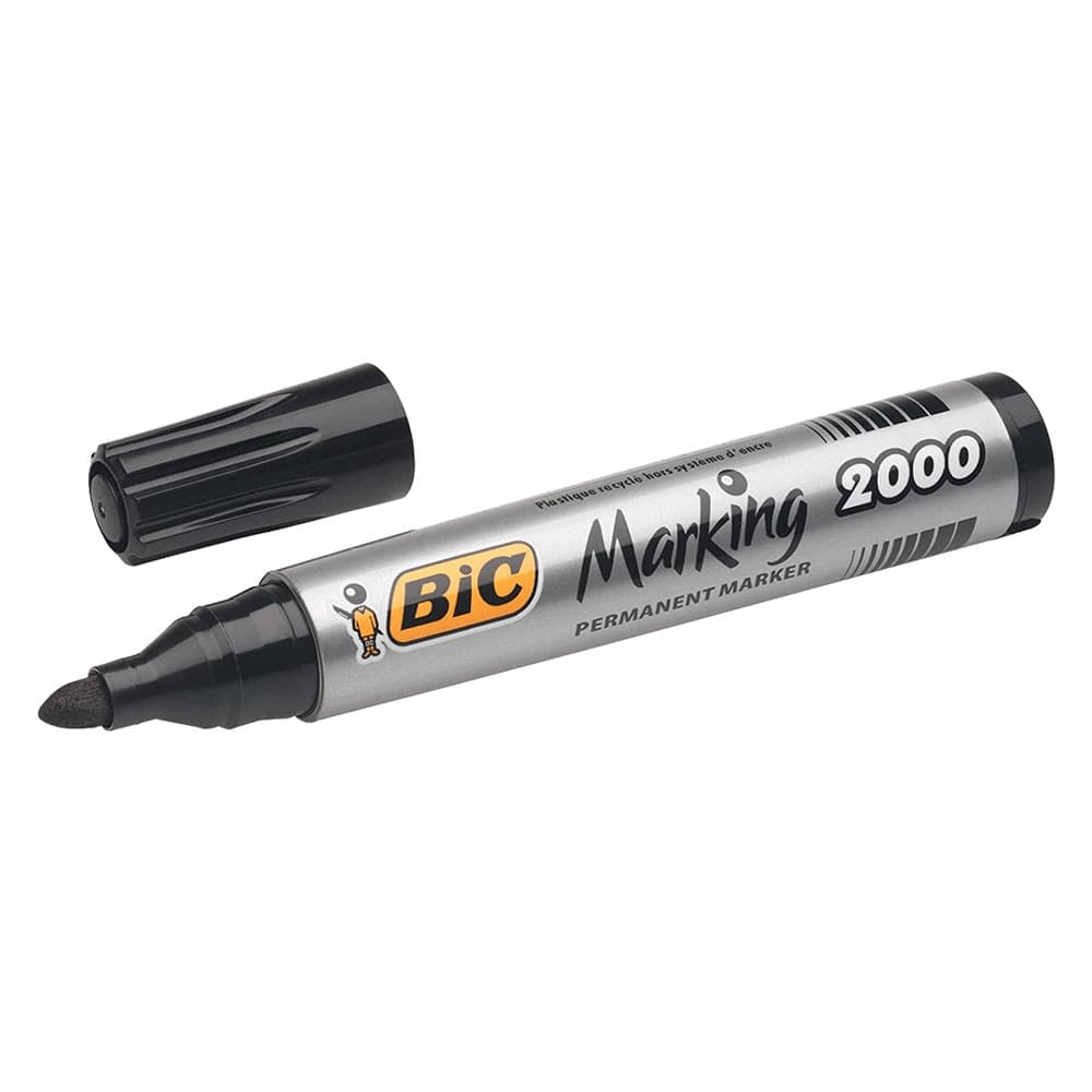 Marcatore Permanente Inchiostro Bic Marking 2000 Nero