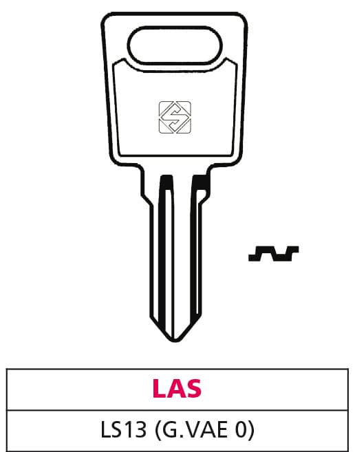 Chiave Asc LS13 (g. Vae 0) Las 10 Pezzi Silca - 2