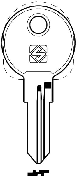Chiave Asc HF75 (g. Vae 0) Hafele 20 Pezzi Silca - 2