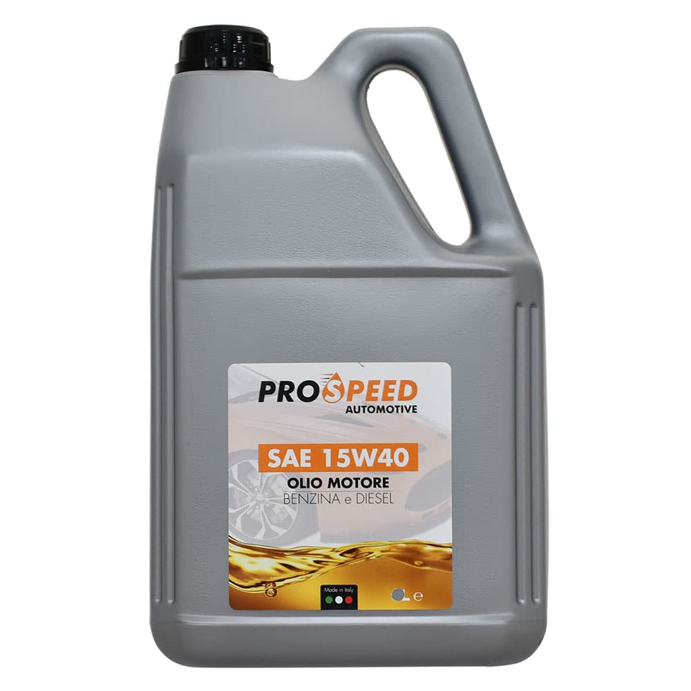Olio Motore per Autovetture Super M 15w40 Prospeed 4 Pezzi 5 Lt