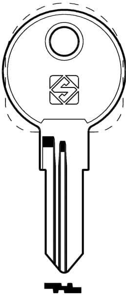 Chiave Asc HF75R (g. Vae 1) Hafele 20 Pezzi Silca - 2