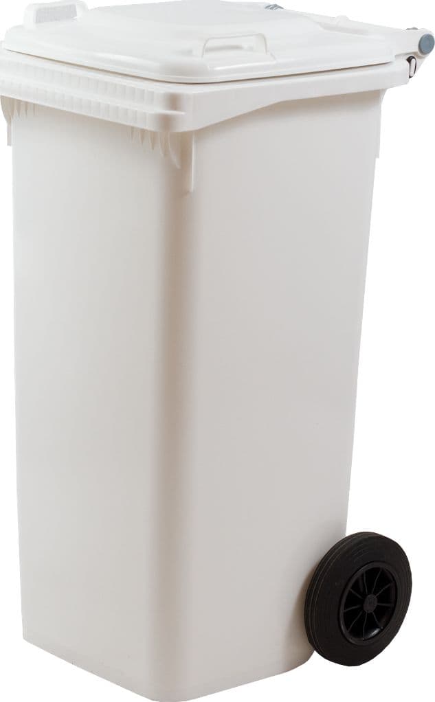 Ics Bidone Quadro per Differenziata L 240 cm 72 x 58X106 H Colore Bianco - 2