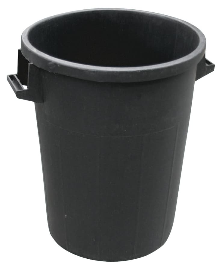 Ics Bidone per Immondizia Sovrapponibile Colore Nero L 75 (h. Cm 63) - 2