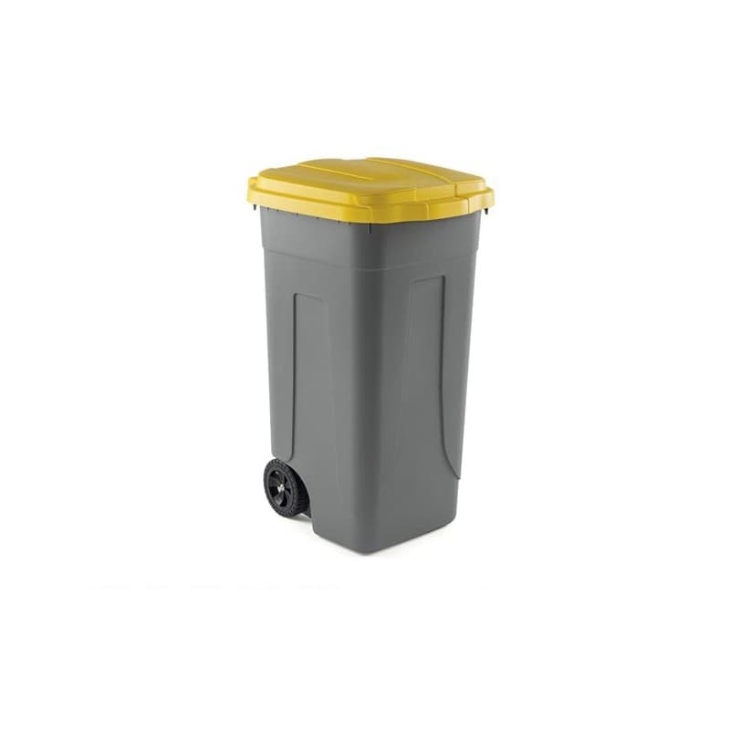 Bidone Immondizia Carrellato Mobil Plastic Ottanta Grigio Codice 6131384 - 2