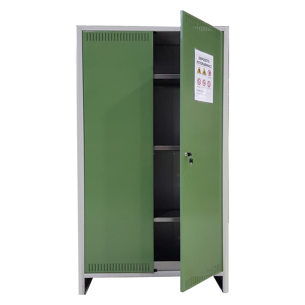 Armadio Deposito Fitofarmaci 2 Ante Alto Prometal 100 x 40 x 179,5 cm - 2