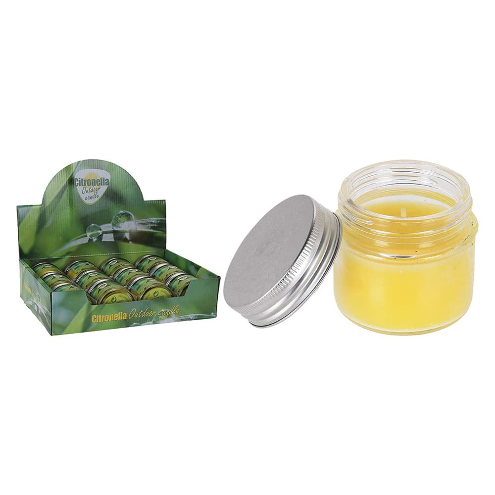 Candela alla Citronella Colori Assortiti 12 Pezzi 6 cm 165 gr - 2