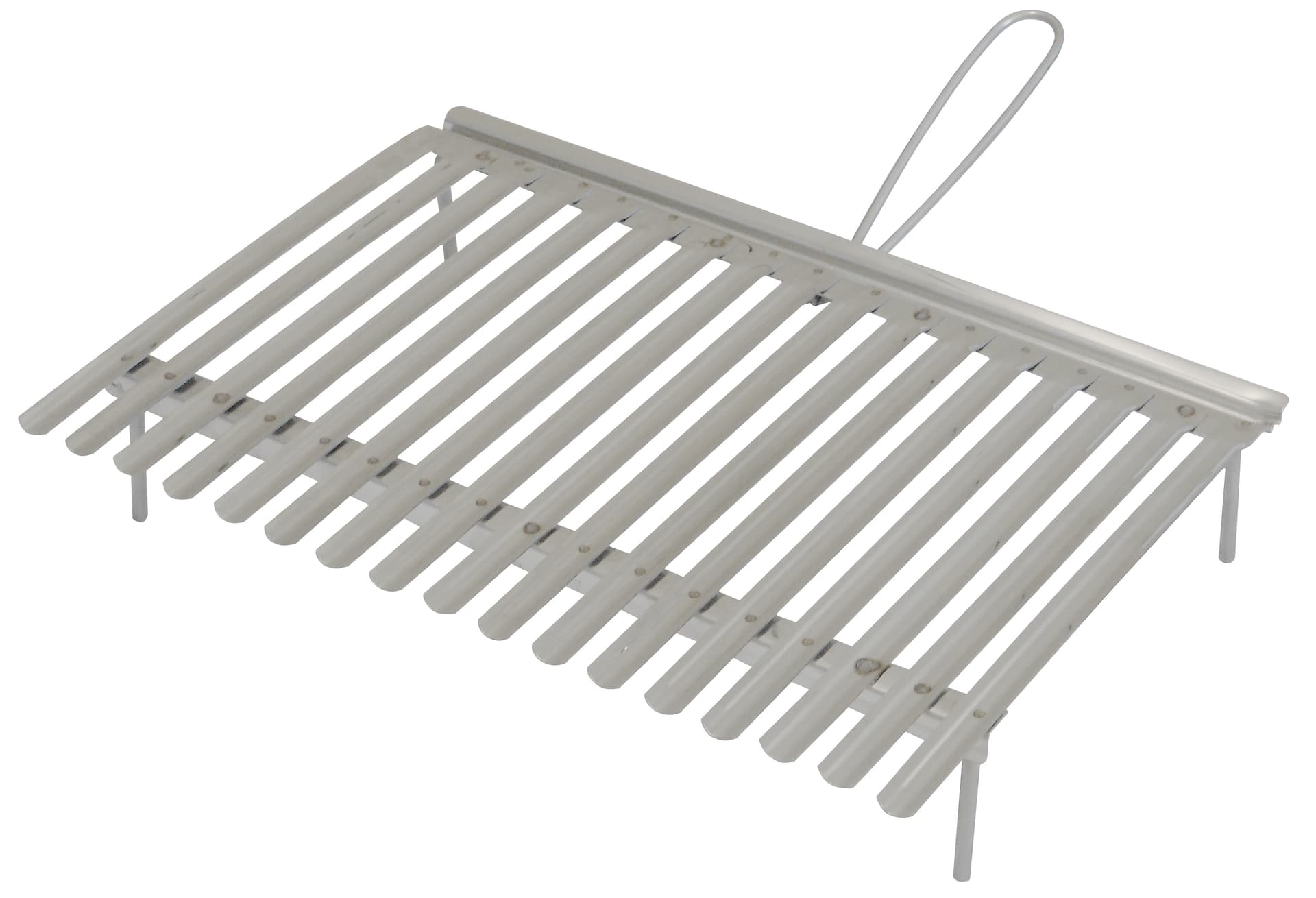 Graticola in Acciaio Inox con Raccogli Sugo Cm 50 x 35 - 2