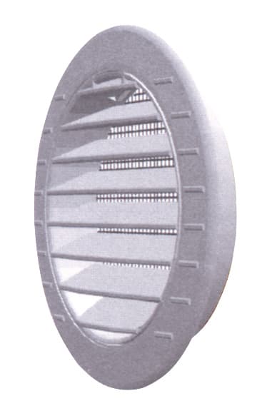 Griglia di Aerazione in Plastica con Rete Ø Mm 120 Imbocco Ø Mm 100 10 - 2
