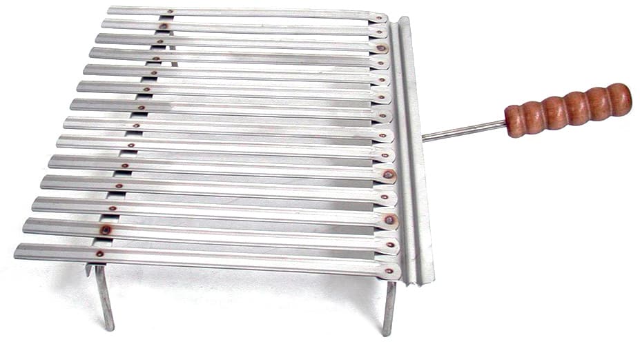Graticola in Acciaio Inox con Raccogli Sugo Cm 40 x 35 - 2