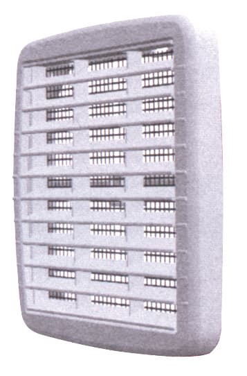 Griglia di Aerazione in Plastica con Rete Mm 175 x 175 5 Pezzi - 2