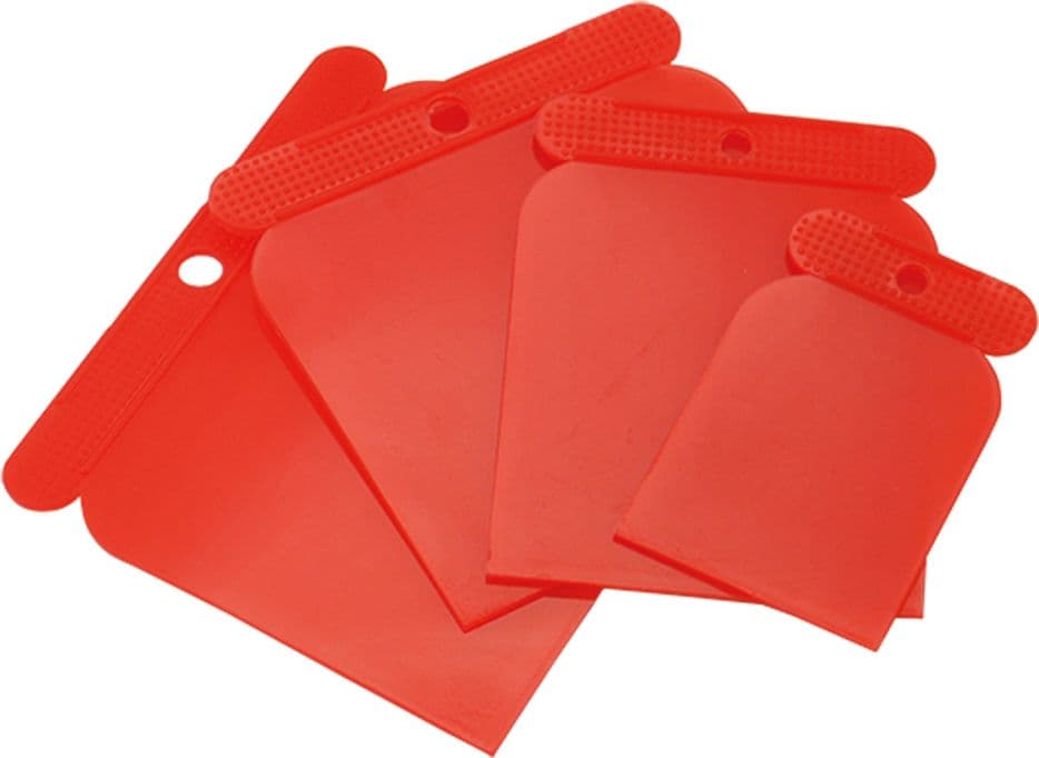 Spatole Flessibili Toptools in Plastica 80 100 120 in PVC 50 mm