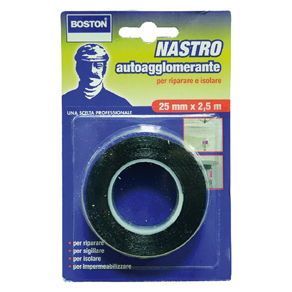 Nastro Autoagglomerante x Boston 12 Blister 25 mm 2,5 mt - 2