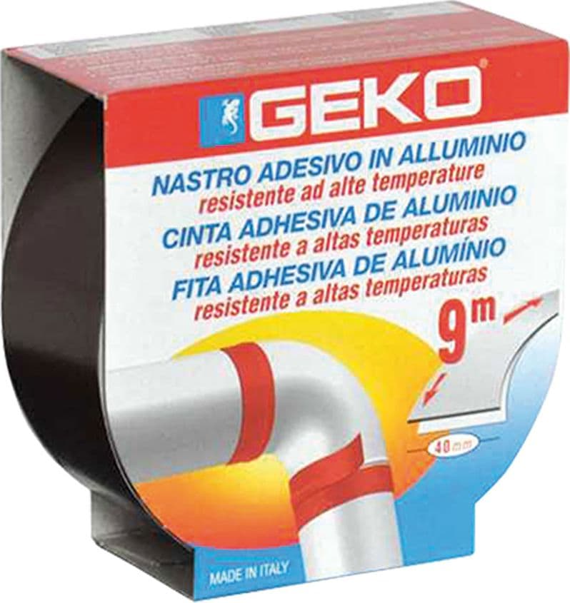Nastro Adesivo Geko Smoke in Alluminio Col. Marrone 40 X 9 Mt