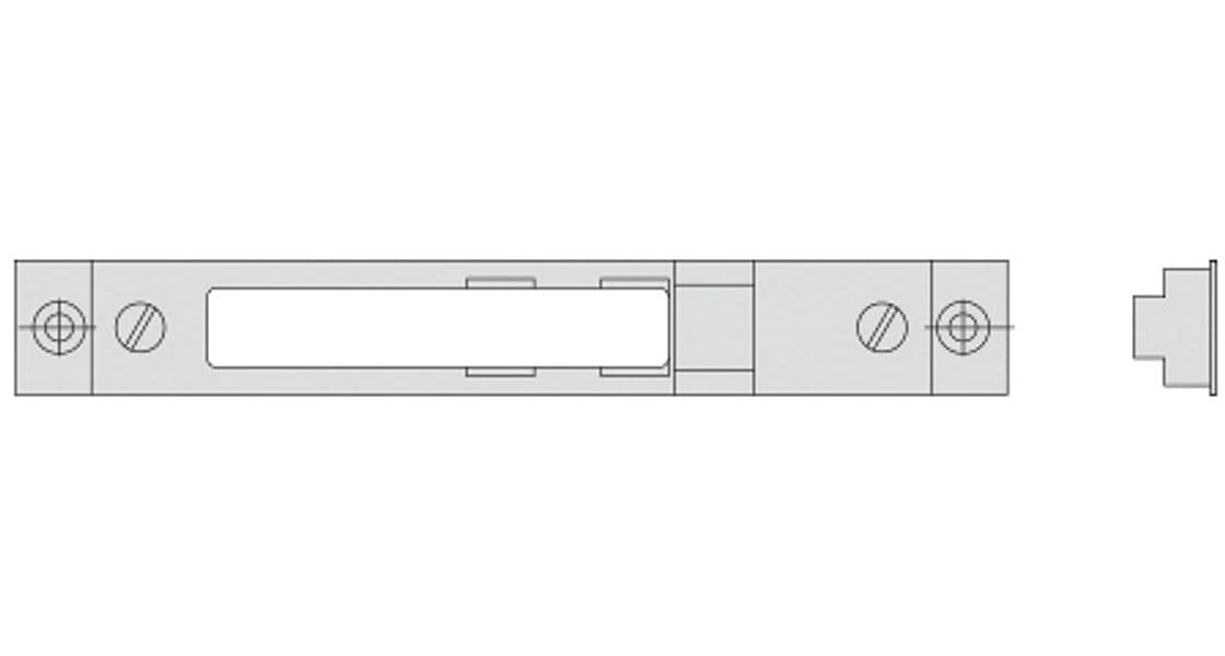 Contropiastra Regolabile per Serrature Art. 06465 mm 162 5 x 30 5 Cisa - 2