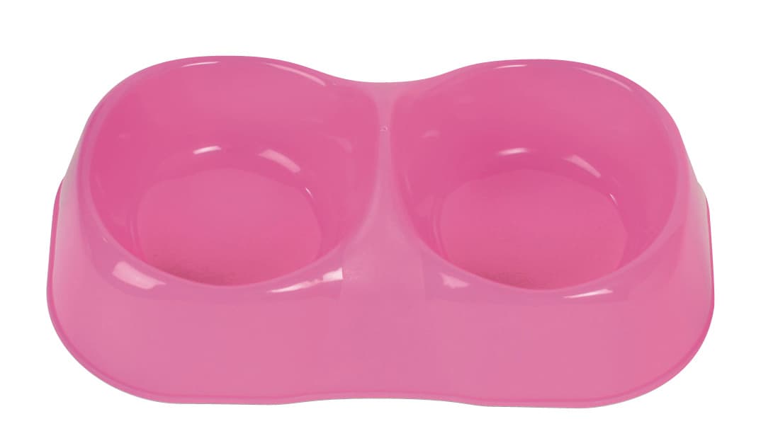 Ciotola Doppia per Cani e Gatti Maya Double Cm 26 x 15X8 H Misura M - 2