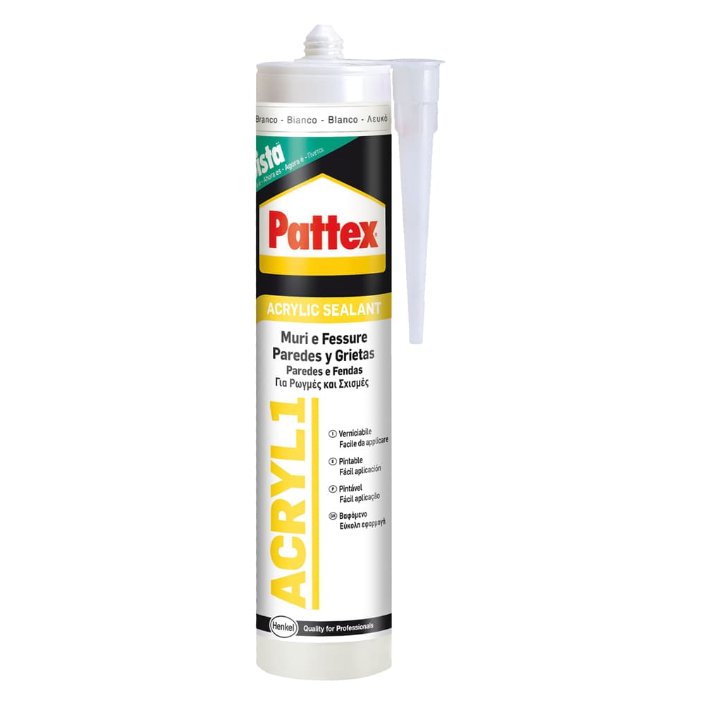 Silicone Acrilico Bianco Pattex 25 Pezzi 300 ml - 2