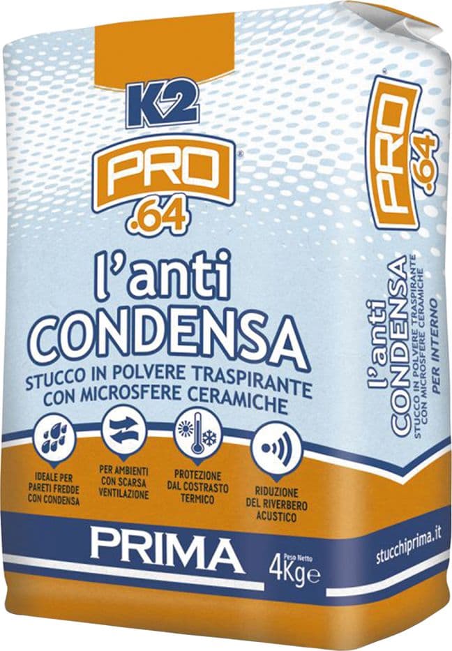 Stucco in Polvere K2 Anticondensa 4 Pezzi 4 kg - 2