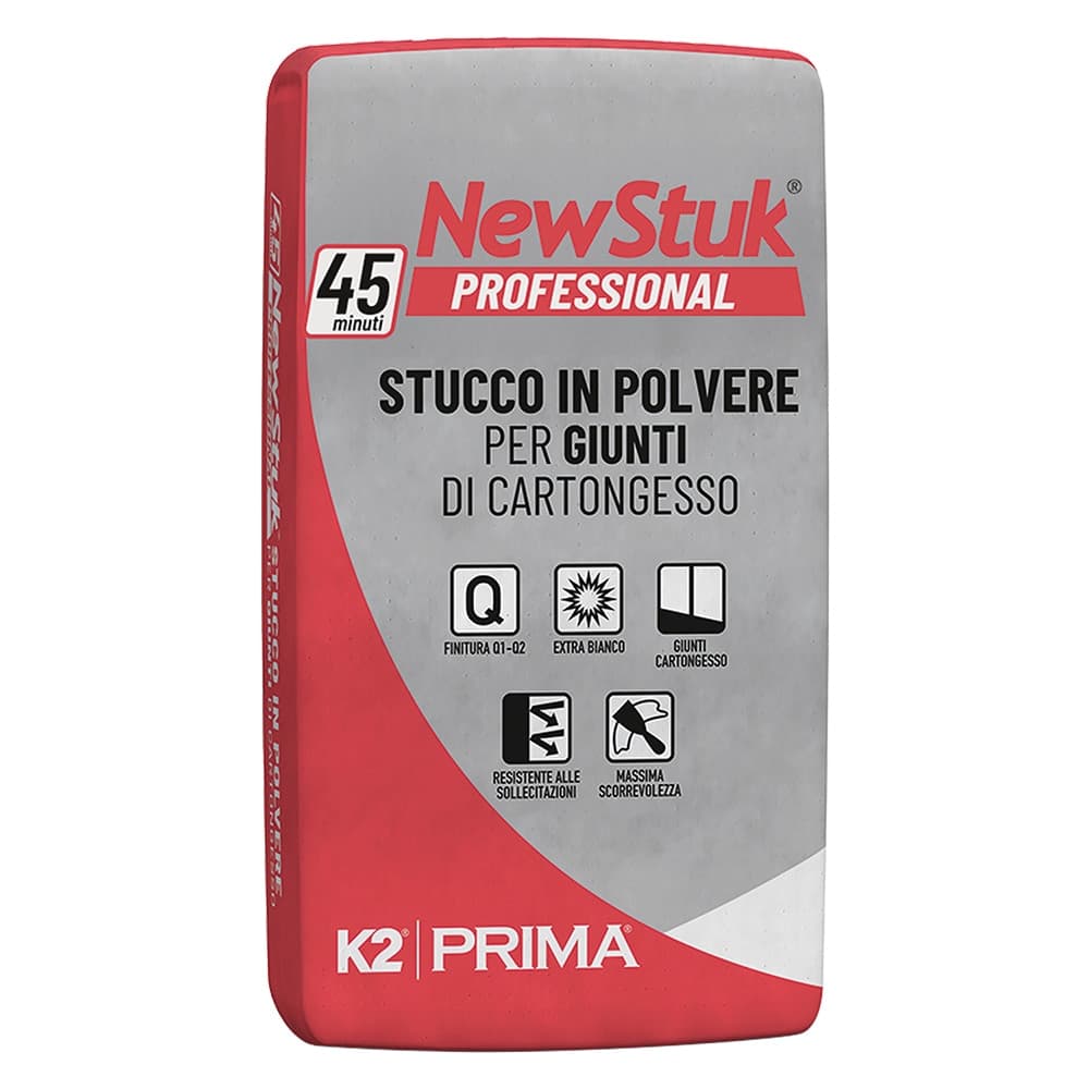 Stucco in Polvere per Cartongesso K2 4 Pezzi 5 kg