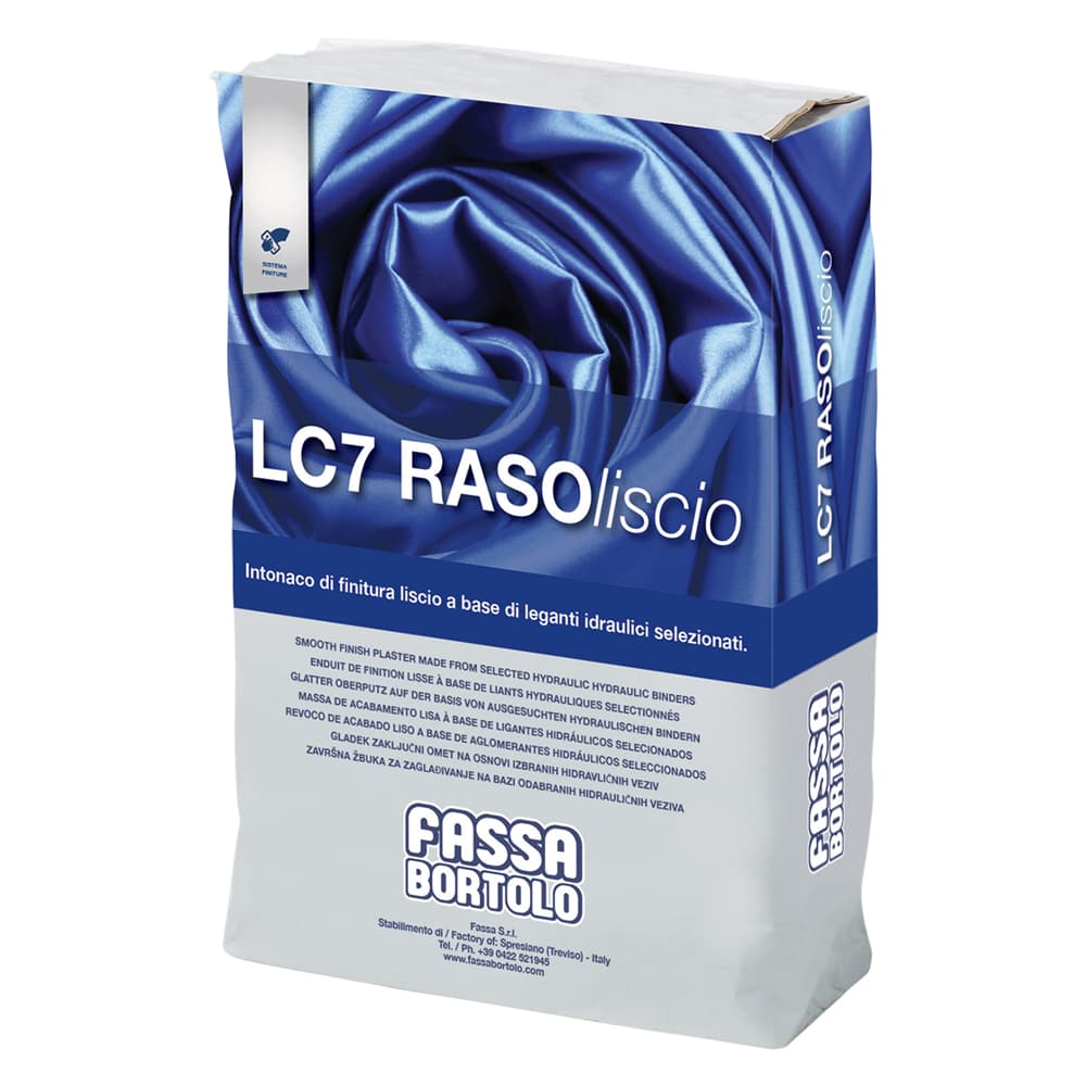 Intonaco di Fassabortolo LC7 Rasoliscio Finitura 5 Pezzi 4 kg - 2