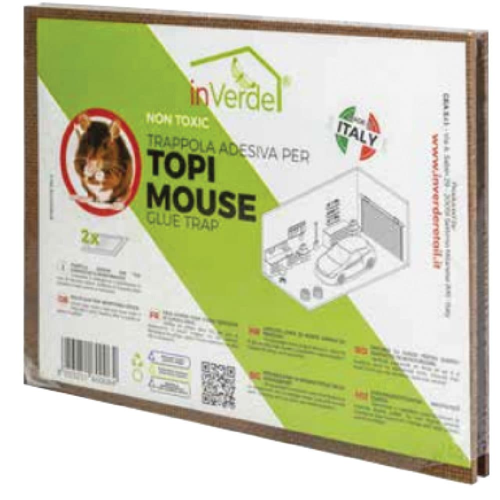 Trappola Adesiva per Roditori 2 Tavolette 28 x 19 cm - 2