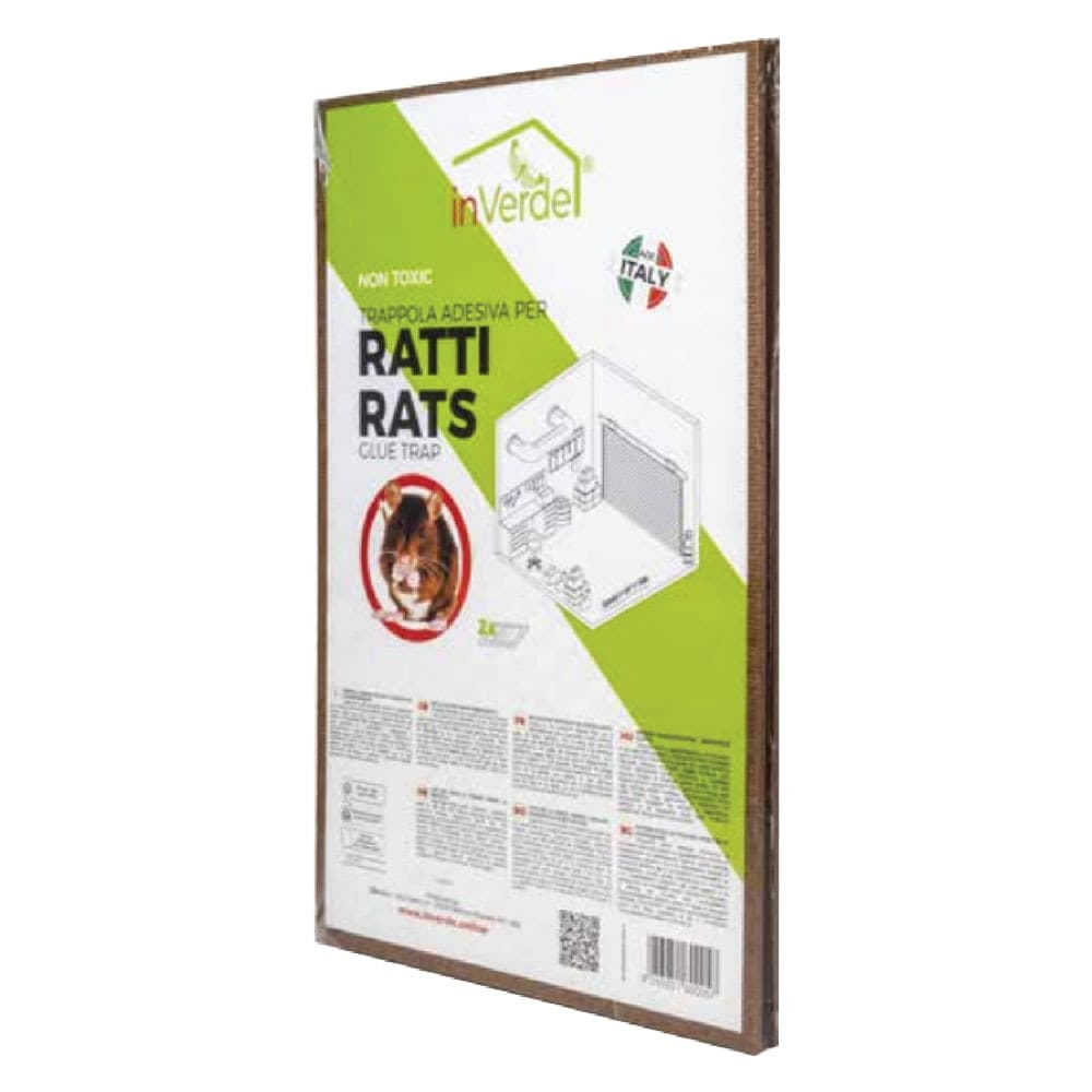 Trappola Adesiva per Roditori 2 Tavolette 28 X 19 cm – Autres