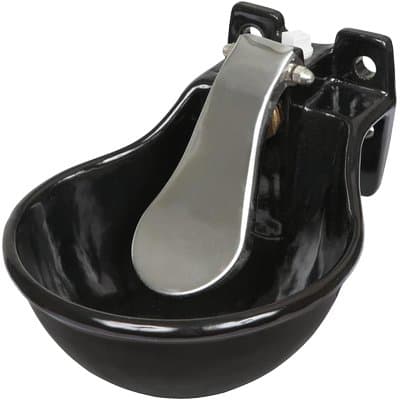 Abbeveratoio Bovini Battimuso Inox Kerbl Ghisa Verniciata Lt 1,45 cm 20,5 ½ - 2