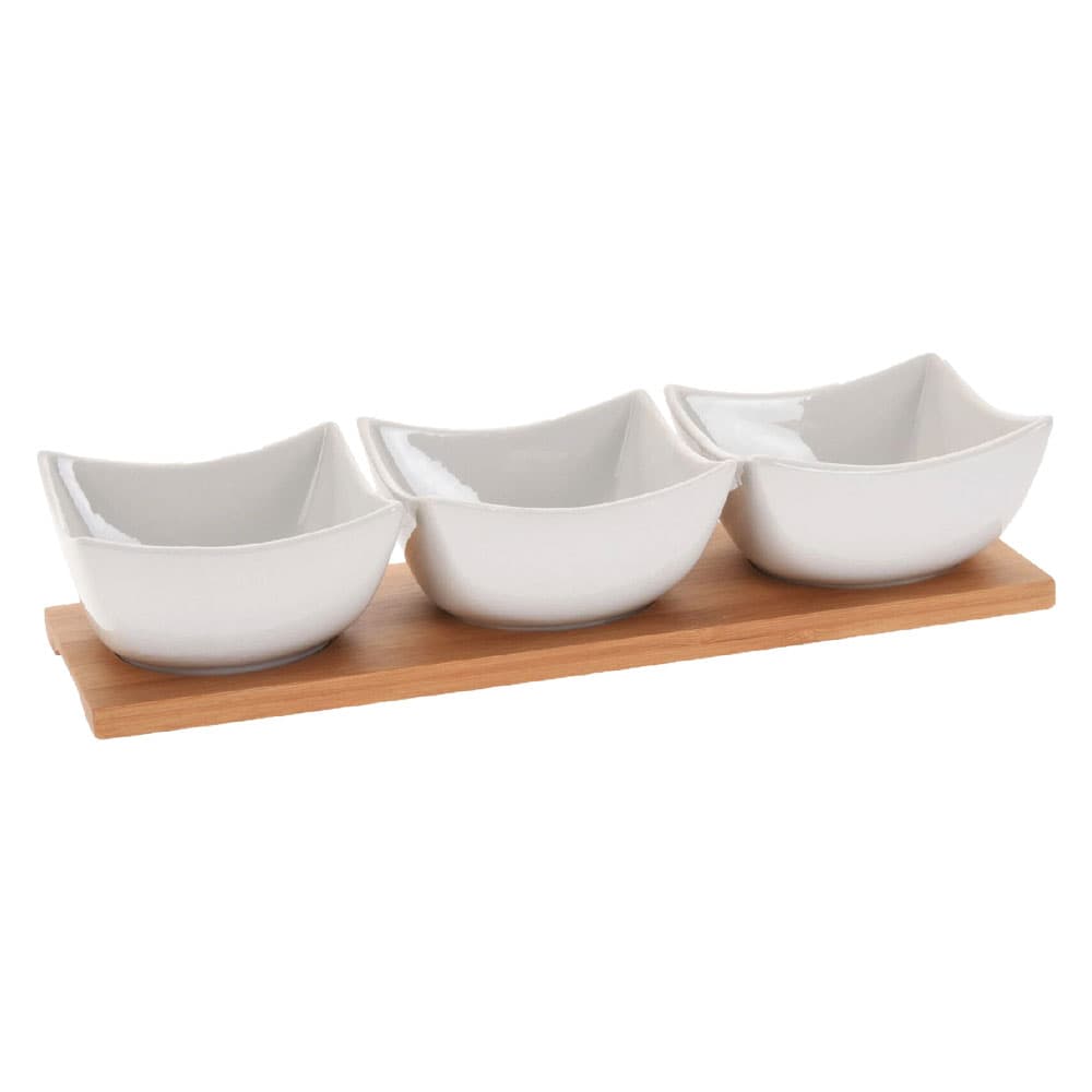 Vassoio con Tre Ciotole 30 x 10 cm - 2